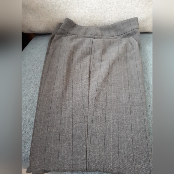 Grey Dress Pants with black pin stripes - Picture 2 of 7